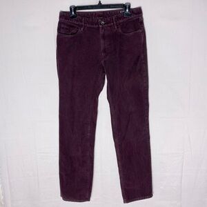 Bonobos Burgundy Brushed Cotton Straight Leg Travel Pants 31/32 Dark Academia